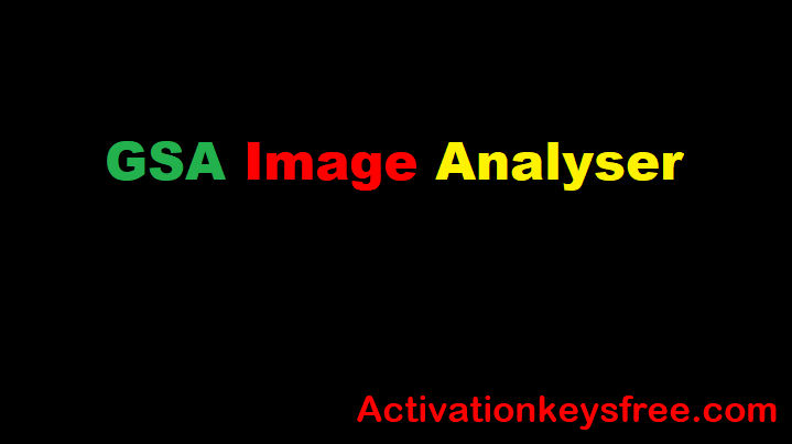 GSA Image Analyser 