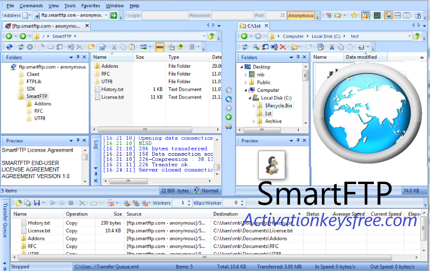 smart ftp serial number