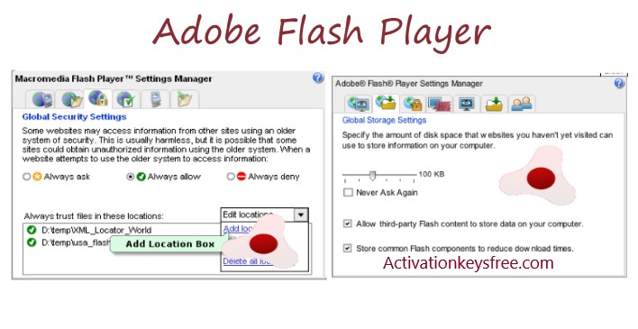 Adobe Flash 播放器洪流