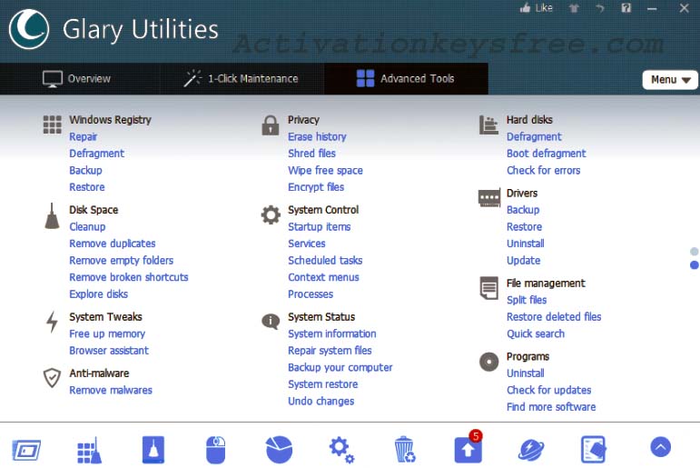 Glary Utilities Pro 5.209.0.238 download the new version for iphone