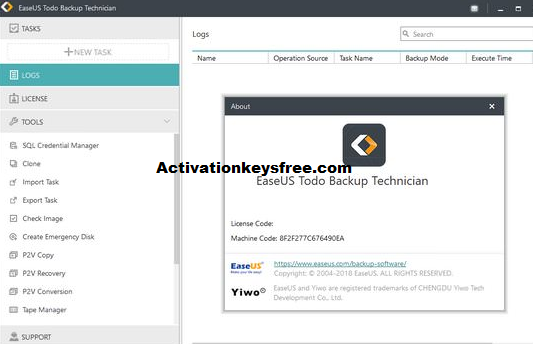 easeus todo backup license code