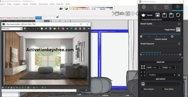 VRay 6 Sketchup Key