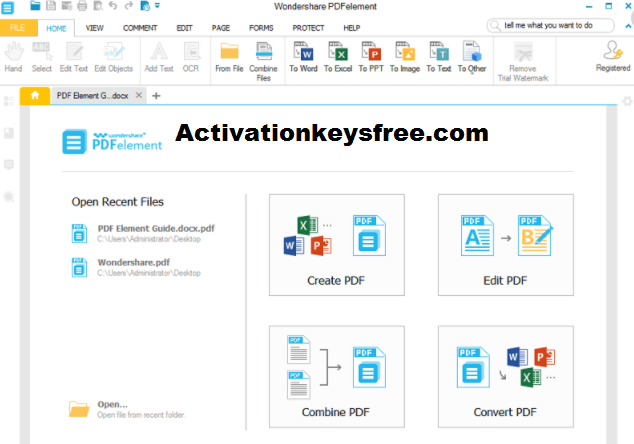 Wondershare PDFelement Key