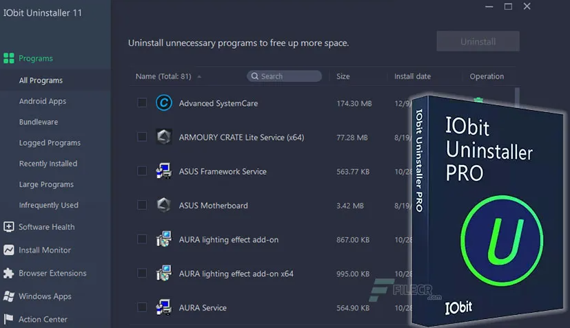 IObit Uninstaller Pro Crack